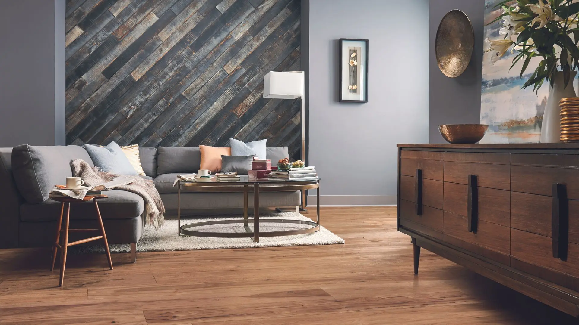 area rug in modern living room